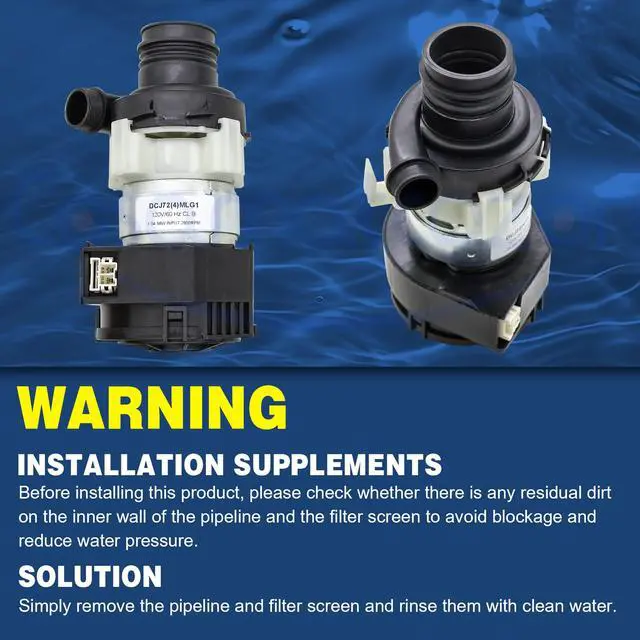 Alt view image 3 of 7 - WD26X23258 Dishwasher Brushless Motor Circulation Pump Kit | Compatible with Some GE Dishwashers Replace WD26X22285, WD26X22518, WD26X22826