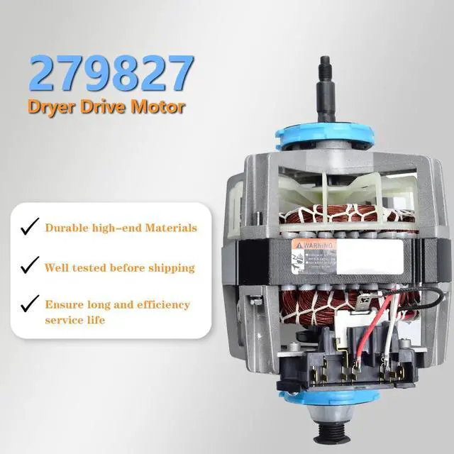 Alt view image 2 of 6 - Upgraded 5304529782 AP7034396 PS16620747 Dryer Motor Replacement | for Electrolux Frigidaire Compatible Part Number 5304529782 134693300 134693301 134693302 5304510568 7137115900