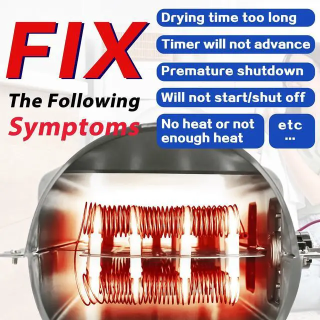Alt view image 6 of 7 - DLE3733W DLE3777W DLE2516W Dryer Heating Element Fit for LG DLE~ Models | DLE7177WM DLE2532W DLE5977S, DLE9577WM DLE0332W DLEX7177WM, DLE8377WM DLE3777E DLE3733S, DLE2240W DLE5977B DLEX7177RM DLE5977