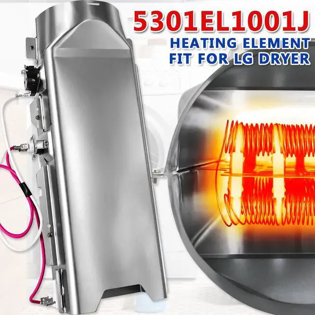 Alt view image 7 of 7 - DLE5955W DLE2350W DLE2350R Dryer Heating Element Fit for LG Models DLE3170W DLE3777E DLE2350R DLE3180W DLE2516W DLE3733S DLE2250W DLE3733D DLE5001W DLE3050W DLE3075W DLE2140W DLE2150R DLE2512W