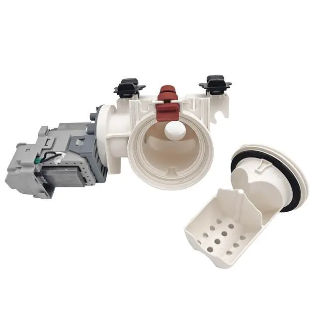 Alt view image 2 of 5 - Washer Drain Pump for Whirlpool Duet Front Load Washer GHW9100LW0 GHW9250ML0 GHW9250ML1 GHW9250MW1 GHW9300PW1 WFW9400SU00 WFW9500TW01 7MGHW9100MW0 7MGHW9150PW0 7MGHW9150PW1 7MGHW9150PW2 7MGHW9400PW0