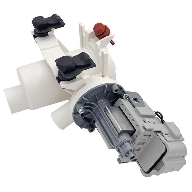 Alt view image 4 of 5 - Washer Drain Pump for Whirlpool Duet Front Load Washer GHW9100LW0 GHW9250ML0 GHW9250ML1 GHW9250MW1 GHW9300PW1 WFW9400SU00 WFW9500TW01 7MGHW9100MW0 7MGHW9150PW0 7MGHW9150PW1 7MGHW9150PW2 7MGHW9400PW0