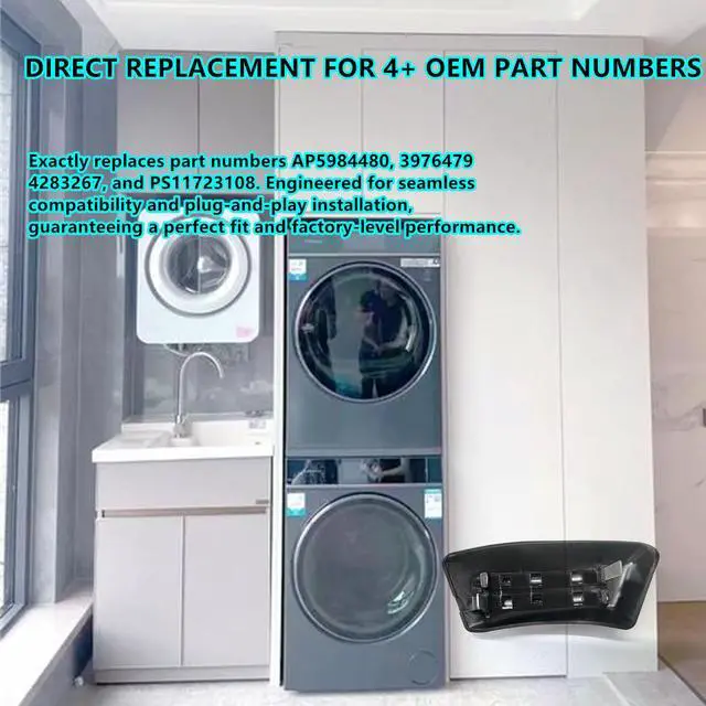 Alt view image 2 of 7 - W10816105 Dryer Appliance Sensor Replacement for Whirlpool Moisture Sensor Compatible with 3976479, 4283267