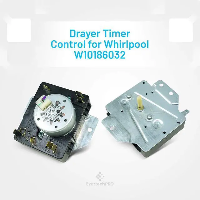 Alt view image 3 of 5 - W10186032 OEM Dryer Timer for Whirlpool WPW10186032 Made in Mexico