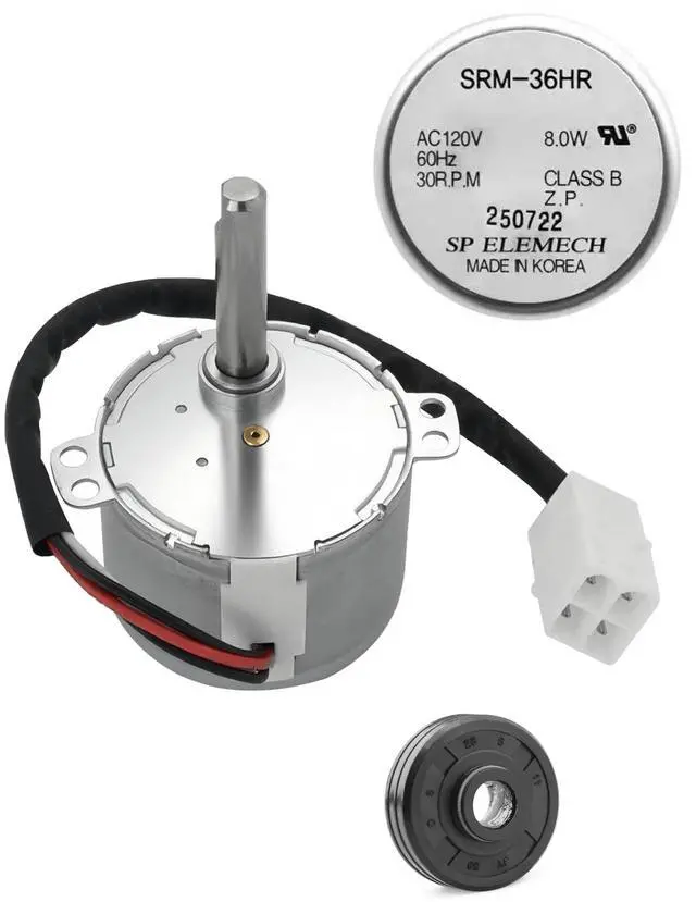Main image of DD31-00013B for Samsung Dishwasher Geared Motor Exact Replacement Part kit | SRM-36HR Replacement Part, with DD62-00053A Motor Shaft Seal, 4000924, AP5917177, EAP9606349, PS9606349