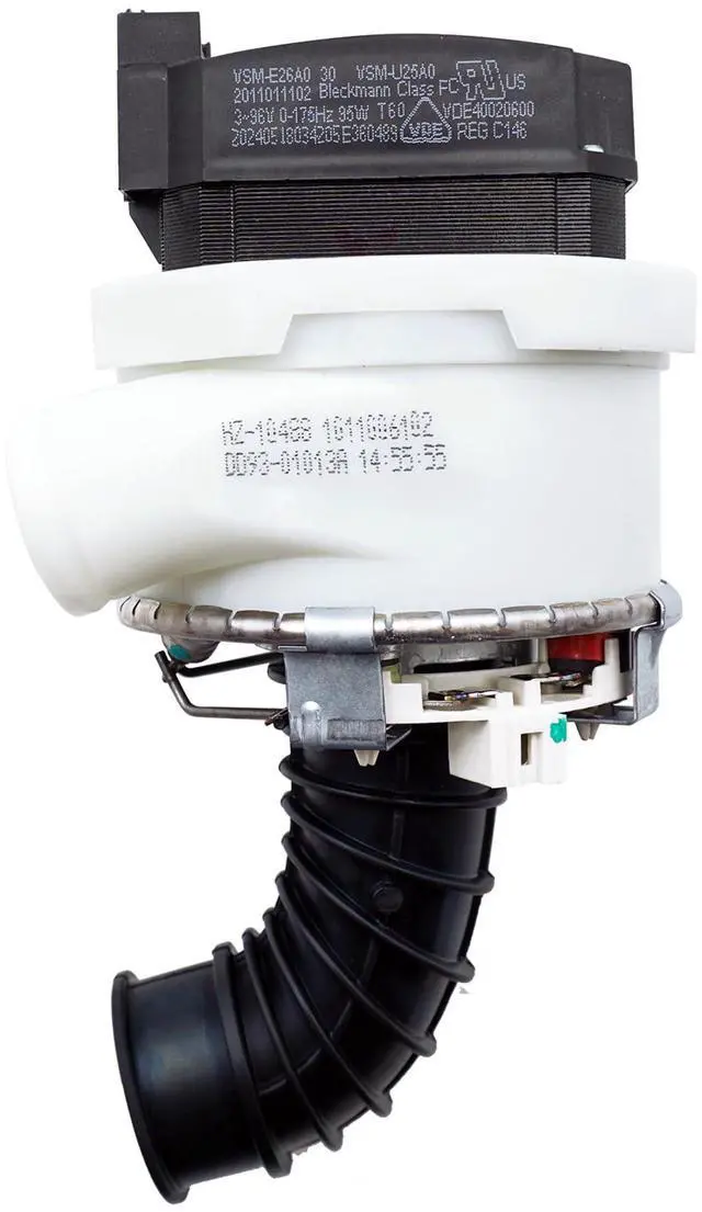Main image of DD93-01013A Dishwasher Drain Pump Assembly BLDC VSM-E26A0 Motor | Fits for Samsung DW80M9550US/AA, DW80M9960UG/AA,DDW24T999BB/DA,DW80R9950US/AC,DW80R9950UT/AA