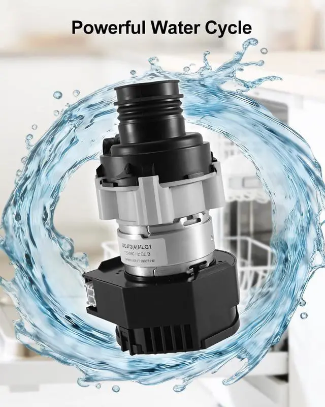 Alt view image 2 of 6 - WD26X23258 Dishwasher Circulation Pump Assembly Fit for GE Dishwasher, Replace WD26X22285 WD26X22826 WD26X22518 EAP11772000, Powerful Water Pressure