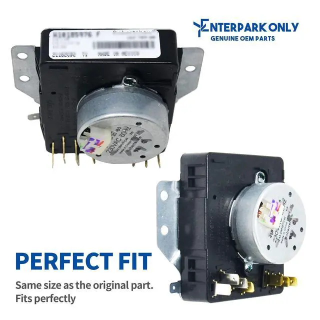 Alt view image 3 of 6 - Enterpark W10185976 Dryer Timer Replacement | Produced for Whirlpool & Compatible Models | Restores Cycle Control