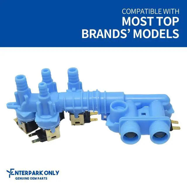 Alt view image 2 of 6 - W10853723 Washing Machine Water Inlet Valve Assembly for Whirlpool replaces W10326913 W10326915 W10342320 W10853723VP WPW10326913 WPW10326915 by ENTERPARK