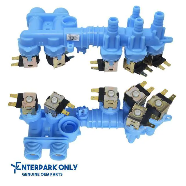 Alt view image 4 of 6 - W10853723 Washing Machine Water Inlet Valve Assembly for Whirlpool replaces W10326913 W10326915 W10342320 W10853723VP WPW10326913 WPW10326915 by ENTERPARK