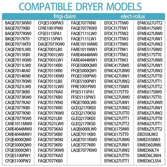 Alt view image 2 of 7 - EIMED60LT4 FFQE5000QW1 Dryer Heating Element for frigi-daire elect-rolux | FAQE7077KB0 FFRE1001PW0 LAQE7011KW0 FFSE5115PW3 FAQE7017KR0 EFDE317TIW1 EFME517STT0 EFME617STT0 EFME627UIW1 EIMED60JIW6