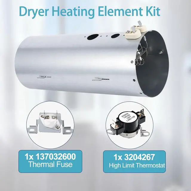 Alt view image 4 of 7 - EIMED60LT4 FFQE5000QW1 Dryer Heating Element for frigi-daire elect-rolux | FAQE7077KB0 FFRE1001PW0 LAQE7011KW0 FFSE5115PW3 FAQE7017KR0 EFDE317TIW1 EFME517STT0 EFME617STT0 EFME627UIW1 EIMED60JIW6