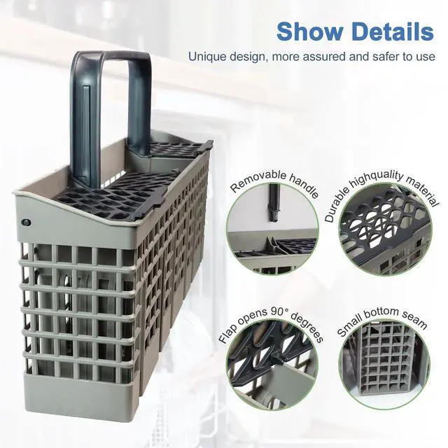 Alt view image 5 of 7 - Upgrade Samsung DD82-01387A Case-Spoon-Dishwasher Cutlery Rack Replacement,Compatible with Samsung Dishwasher Modle DW80R2031 Series