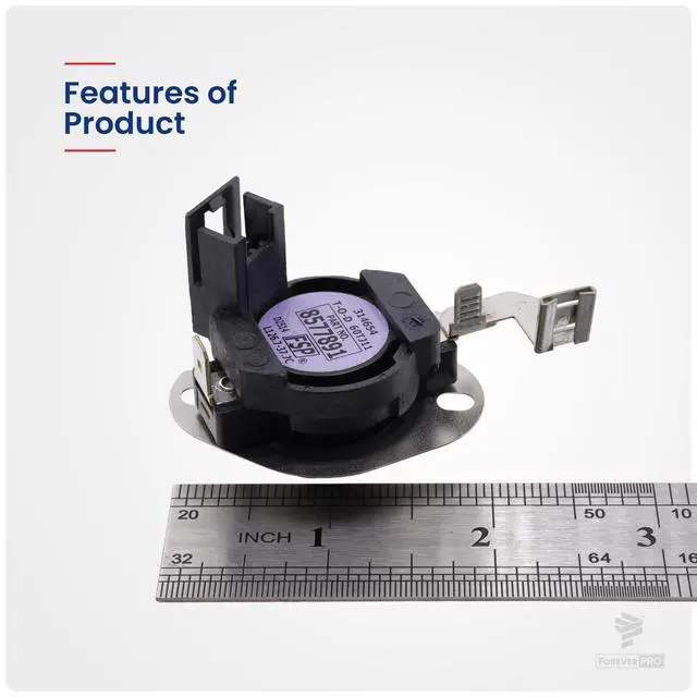 Alt view image 4 of 7 - WP8577891 Thermostat Fix for Whirlpool Dryer 8577891 1201574 AH1488102 EA1488102