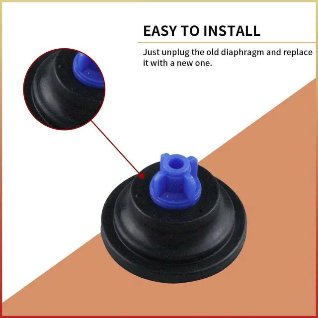 Alt view image 3 of 7 - 100 Pcs Blue Tip Diaphragm 823492 Replacement Part Compatible with Wascomat Huebsch Speed Queen Unimac Elbi Water Valves Washer Washing Machine Replaces for 300202 823493 823499