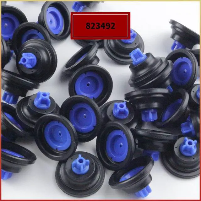 Alt view image 7 of 7 - 100 Pcs Blue Tip Diaphragm 823492 Replacement Part Compatible with Wascomat Huebsch Speed Queen Unimac Elbi Water Valves Washer Washing Machine Replaces for 300202 823493 823499