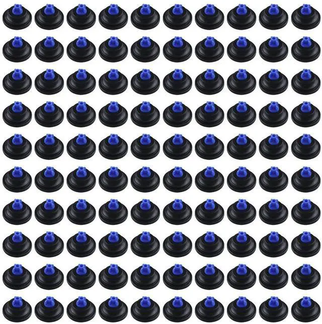 Main image of 100 Pcs Blue Tip Diaphragm 823492 Replacement Part Compatible with Wascomat Huebsch Speed Queen Unimac Elbi Water Valves Washer Washing Machine Replaces for 300202 823493 823499