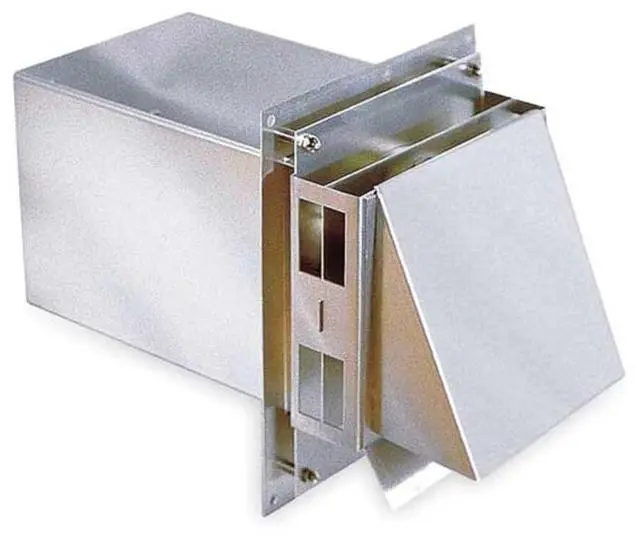 Main image of VH1-4 4" Aluminum Hood for Sidewall Vent Terminations