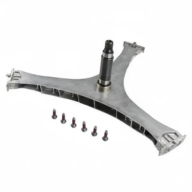 Alt view image 5 of 6 - DC97-17004B Washer Flange Shaft Assembly Compatible with Samsung Front Load Washing Machines, with DC60-40137A Spider Hex Bolts (6-Pack), Replaces DC97-17004A, DC97-17004E, 4000061