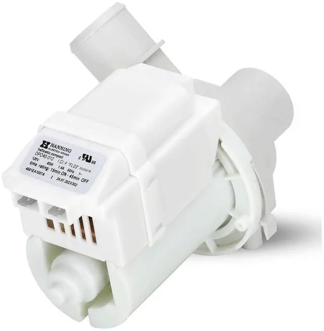 Main image of Enterpark DP040-012 Washer Water Pump Replacement Part for LG Washers Compatible with WT5170HW WT1701CW WT5680HVA WT5170HV WT5680HWA 048231013369 048231013635