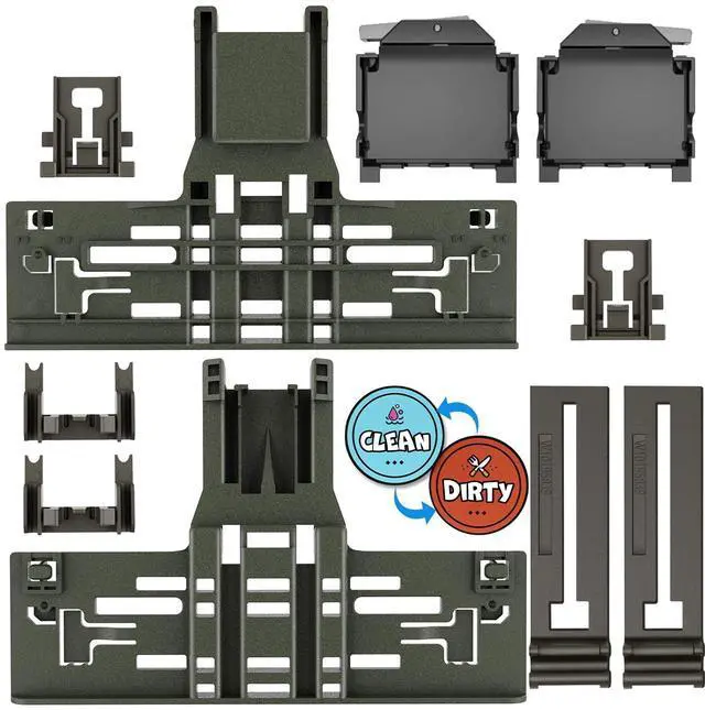 Main image of Upgraded WPW10546503 KDPE234GPS0 Dishwasher Top Rack Adjuster & Upgraded Dishwasher Adjuster Housing W10195372 W10195373 For KitchenAid Dishwasher Part Upper Part W10546503 KDTE334GPS0