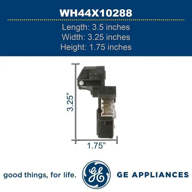 Alt view image 4 of 5 - WH44X10288 nuine OEM Door Latch for Washing Machine
