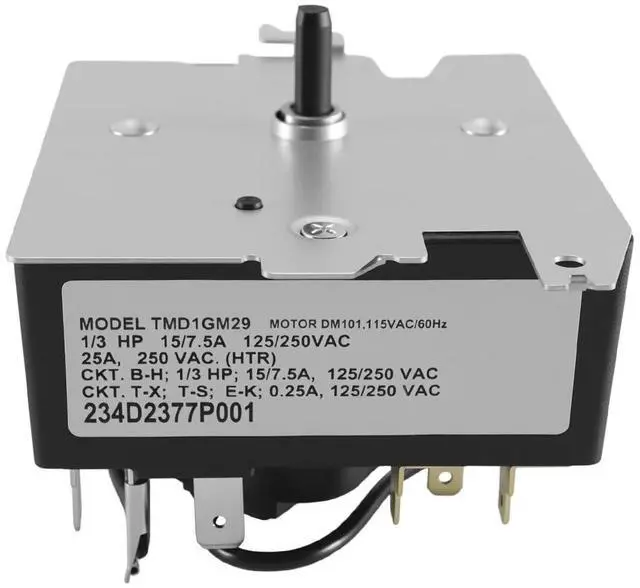 Main image of 234D2377P001 Dryer Timer Control Fit for GE Dryers, Clothes Dryer Timer Control Replace TMDGM29 WE04X24551