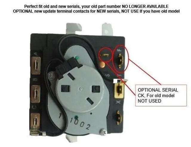 Alt view image 4 of 6 - EQUIP. DR US TMD1EM35 WE04X25280-24PK 4467035 EDU0341 Timer Fits old #s TMD1EM35 WE04X25280-24PK 4467035