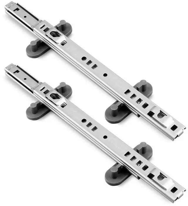 Main image of 2 Pcs Upgraded Dishwasher Dishrack Slide Track Fit for Whirlpool KitchenAid Kenmore Maytag Jenn-Air Dishwasher, Replacement W11259785 W11259786