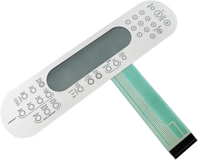 Main image of 9756559ES Switch Membrane with Metal Back Compatible with Whirlpool Oven | Replacement for WP9756595ES,9756559ES,Compatible with Maytag, KitchenAid, Jenn-Air, Amana, Magic Chef, Admiral, Norge,etc