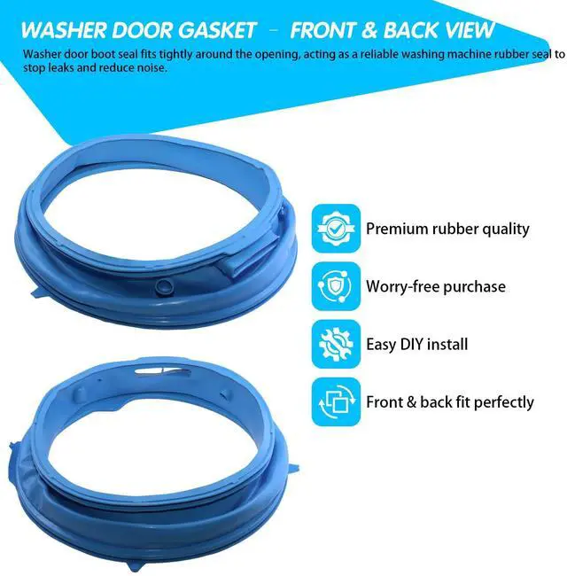 Alt view image 4 of 7 - GFW650SPN2SN GFW850SPN2RS GFW650SSN0WW GFW650SSN2WW Door Boot Seal for GE | GFW850SPN0RS GFW650SPN0SN GFW655SSV0WW GFW850SSN0WW GFW850SPN1RS PFW870SPV0RS GFW650SSNWW; front-load washer gasket