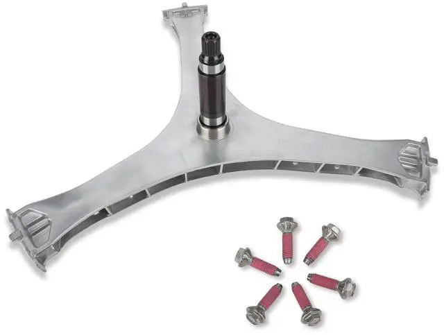 Main image of DC97-17004B Washer Flange Shaft Assembly with 6-Pack DC60-40137A Spider Hex Bolts - Compatible with Samsung Washing Machines - Replaces DC97-17004A/C/D/E, AP5800144, 4000061, PS8764285