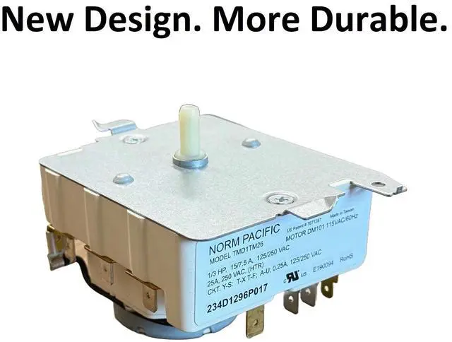 Alt view image 2 of 5 - Dryer Timer Control Replacement for GE GUD24GSSM0WW GUD24GSSM1WW GUD27ESPM0DG GUD27ESPM1DG GUD27ESSJ0WW GUD27ESSJ1WW GUD27ESSM0WW GUD27ESSM1WW GUD27GSPM0DG Washer/Dryer