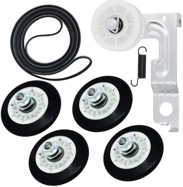 Main image of DLEX4270V DLGX4371K DLEX4270W DLGX3371W Dryer Drum Roller Kit Fit for DLEX3900W DLGX9001V DLGX3371V DLG3051W DLEX3900B DLE9577SM DLGX3901W DLG8388NM DLE7200VE DLG3171W DLEX7800WE DLGX7701VE