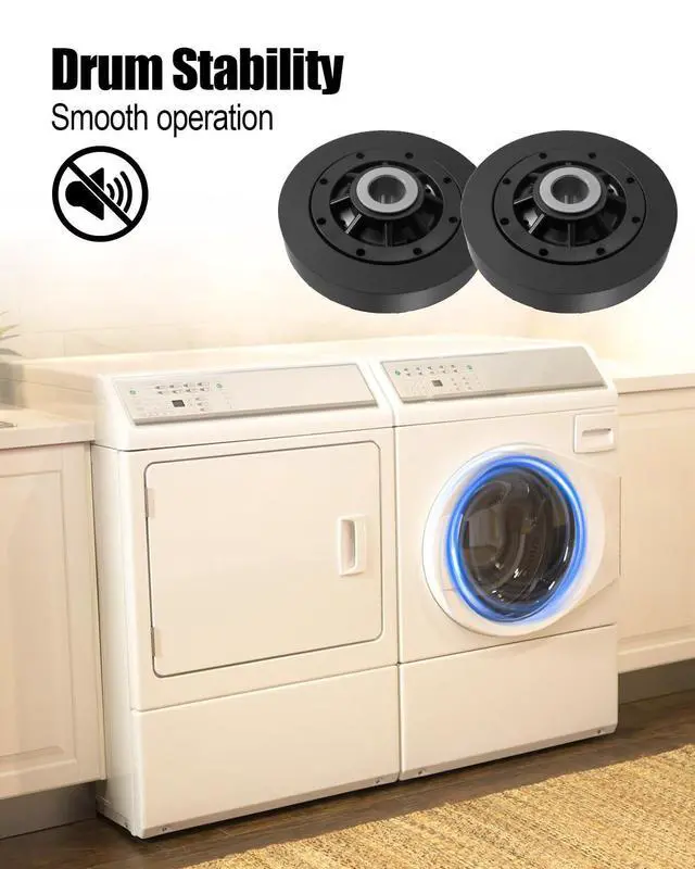 Alt view image 4 of 6 - Dryer Repair Kit Compatible with Speed Queen 1992 & Newer SM | Complete Kit Include RB170002 Roller D516792 Idler Pulley D511255P Cylinder Belt & RB170003 Drum Glide