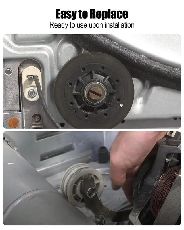 Alt view image 6 of 6 - Dryer Repair Kit Compatible with Speed Queen 1992 & Newer SM | Complete Kit Include RB170002 Roller D516792 Idler Pulley D511255P Cylinder Belt & RB170003 Drum Glide