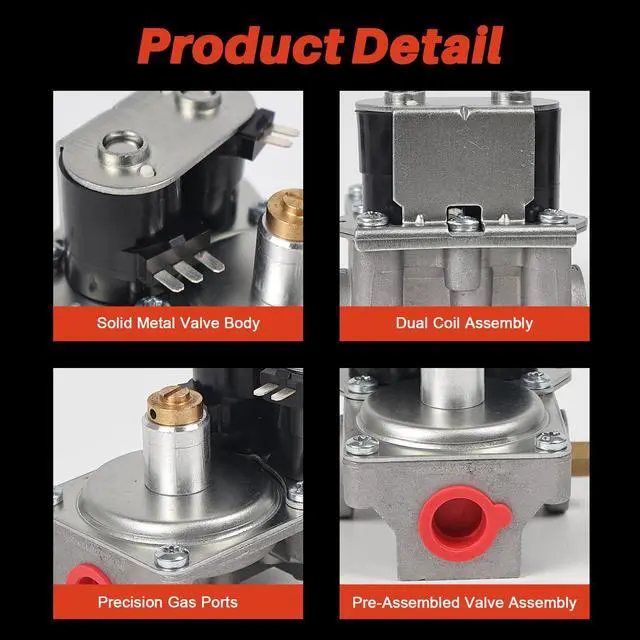 Alt view image 4 of 6 - WE14X215 Gas Dryer Shutoff Valve Assembly Fit for GE Gas Dryers OEM Replacement WE4X708, WE4X709, WE14X171, WE14X214, WE14X215, AP2043480, 275356, AH266093, EA266093, PS266093