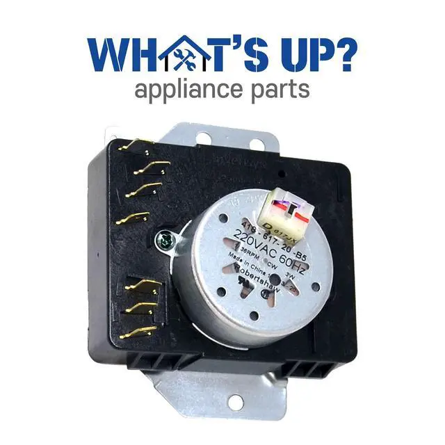 Alt view image 2 of 7 - W10185972 Dryer Timer Replacement Part for Whirlpool Dryers Compatible 1481701 AH2348527 EA2348527 PS2348527 W10185972, WPW10185972, 1481701, PS11749827, WPW10185972VP