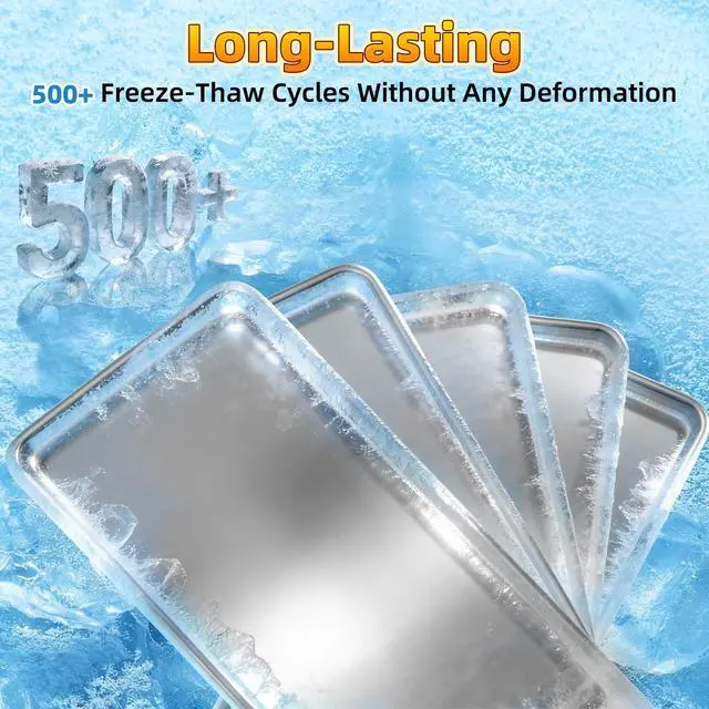 Alt view image 4 of 7 - Freeze Dryer Trays, Large Metal Trays(6 Pcs) | Compatible with Harvest Right Home Pro Freeze Dryer, Includes 100 Pcs Parchment Paper & 20 Tray Stackers