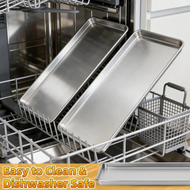 Alt view image 5 of 7 - Freeze Dryer Trays, Medium Metal Trays(5 Pcs) | Compatible with Harvest Right Home Pro Freeze Dryer, Includes 100 Pcs Parchment Paper & 16 Tray Stackers