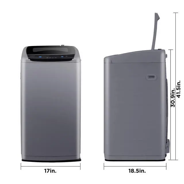 Alt view image 2 of 7 - Portable Washing Machine 0.9 cu.ft Compact Washer with LED Display
