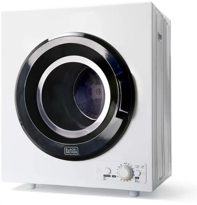 Main image of 2.65 Cu. Ft. Portable Dryer, 8.8 lb. Capacity, BCED26, White | 8.8 lb. Capacity Electric Dryer, 1400W 120V Vented, Stainless Steel Drum, Dryers for Laundry for Standard Wall Outlet