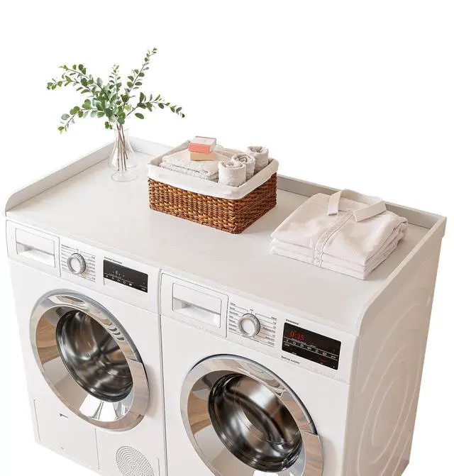 Main image of 54" Width Washer Dryer Countertop for Depth Laundry Room Organization | Laundry Countertop Organization with Edge Wooden Washer and Dryer Topper for Folding Sorting & Ironing Easy to Install