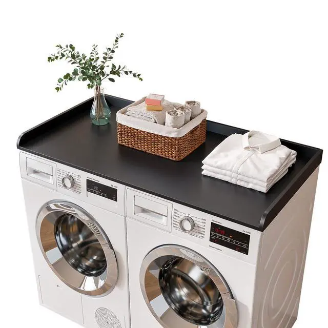 Main image of 54" Width Washer Dryer Countertop for Depth Laundry Room Organization | Laundry Countertop Organization with Edge Wooden Washer and Dryer Topper for Folding Sorting & Ironing Easy to Install
