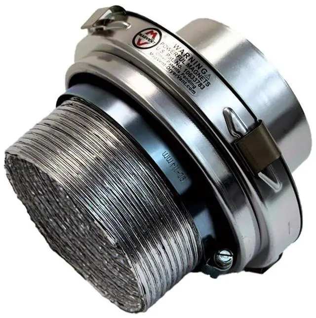Alt view image 4 of 6 - MV-180 Magnetic Dryer Vent Coupling (Silver)