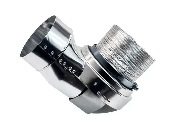 Alt view image 2 of 6 - MV-90 Magnetic Dryer Vent Coupling (Silver)
