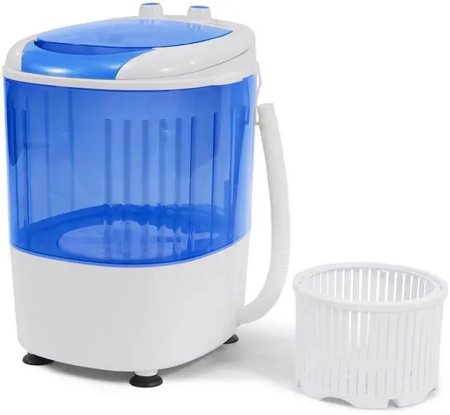 Main image of Mini Spin Dryer Portable Washing Machine, Compact Laundry for Home, Apartment, RV, Blue