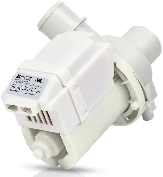 Main image of DP040-012 Drain Pump 4681EA1007A 5859EA1004F 5859EA1004P 5859EA1004G WH23X10020 Replacement for Washer Drain Pump, Fits for WT1101CW WT5001CW WT7200CW WT5270CW WT1201CV WT4970CW WT4870CW