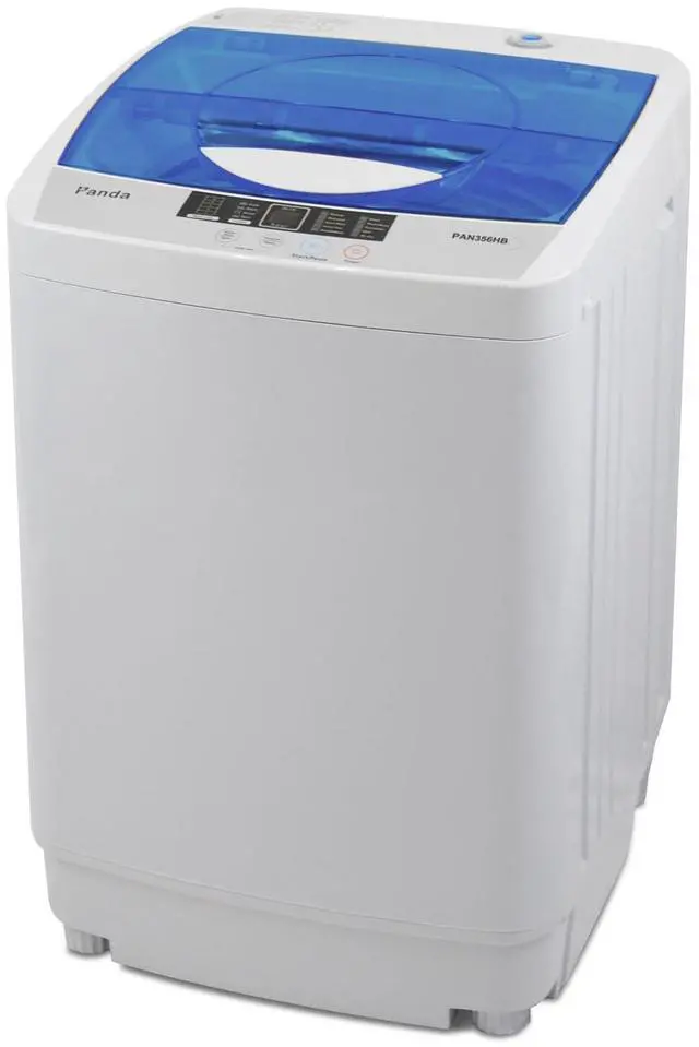Main image of 1.34 Cu.Ft. Portable Washing Machine, Fully Automatic, 10 lb Volume | Stainless Steel Drum; Quick Connect Adapter Included; Built-in Drain Pump; Top-load Washer for Apartments, RVs and Dorms