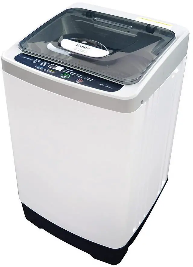 Main image of 1.38 Cu.Ft. Portable Washing Machine, Fully Automatic Portable Washer | Stainless Steel Drum; Quick Connect Adapter&Built-in Drain Pump; Top-load Washer for Apartments, RVs and Dorms